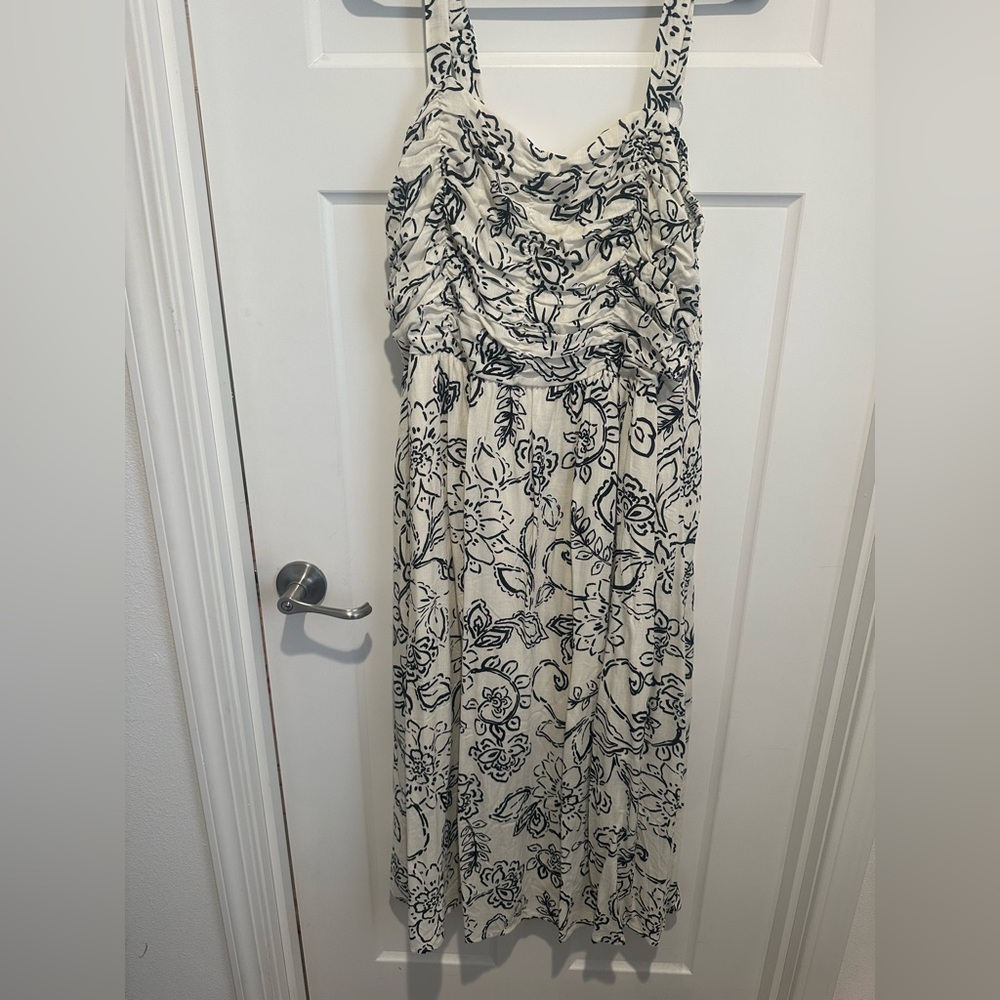 Maurice’s Bare Ruched Square Neck Midi Dress